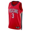 NBA New Orleans Pelicans Trikot CJ Mccollum 3 Jordan 2022-23 Statement Edition Rot Swingman - Herren